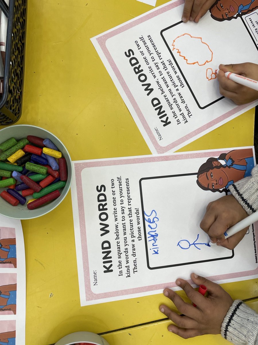 GreenwichLibs's tweet image. We had a lovely time with author Merlynne Tuwizana reading from her book ‘She&apos;s beautiful inside and out: a journey of self love and kindness’ at #PlumsteadLibrary for #BlackHistoryMonth yesterday! It was well attended + the children enjoyed the affirmations colouring + drawing.
