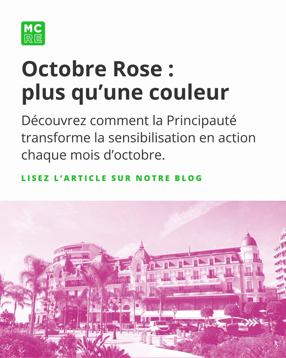 Chaque lumière, chaque geste, chaque dépistage compte. Découvrez comment Monaco transforme la sensibilisation en actions concrètes pendant le Pink October 2025.

👉 Lisez l’article complet : montecarlo-realestate.com/blog/sensibili…
