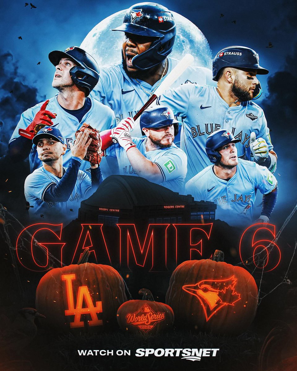 Que no se te pase...📺#ProgramaciónBeisbolera hoy #Viernes 31/10/25 🎃🧟‍♀️👻
#MLB #WorldSeries
🕕18:00 hrs #CDMX #LetsGoDodgers 🆚 #LightsUpLetsGo
#MLBenFOX #MLBxESPN