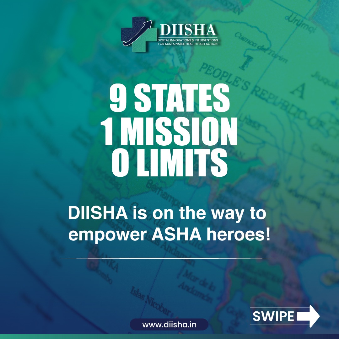 diisha_official's tweet photo. Launching #DIISHA’s digital health mission across 9 states, empowering #ASHA workers with next-gen tools to enhance rural community healthcare. Bringing smarter, data-driven healthcare to rural India for healthier futures.

#DIISHA #DigitalHealth #ASHAheroes
@Abhijeet_Sinhaa https://t.co/H6hjQOph6L