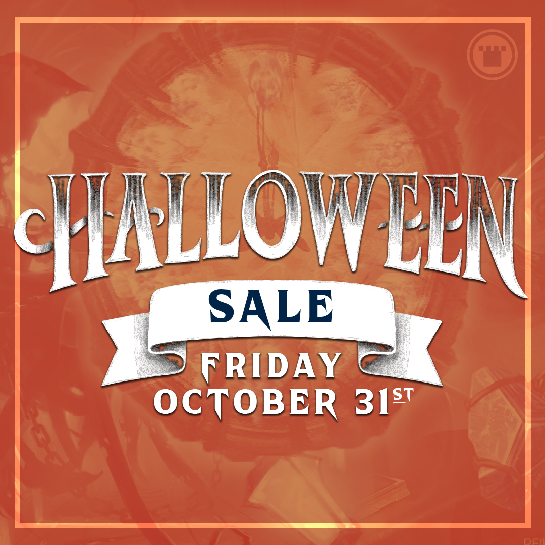 Card_Kingdom's tweet image. Happy Halloween! We've got a ghostly invitation to our one-day-only Halloween Sale! We've brewed up 13 products for a frightfully good time that wont spook your wallet. But beware, these deals will disappear at midnight!
#MTGSale #HalloweenSale
vist.ly/4cfgc