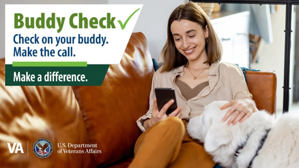 Our busy lives can make it hard to keep up with loved ones and friends. Make time today to pick up the phone and check on a buddy. You never know the positive impact one call can make.
