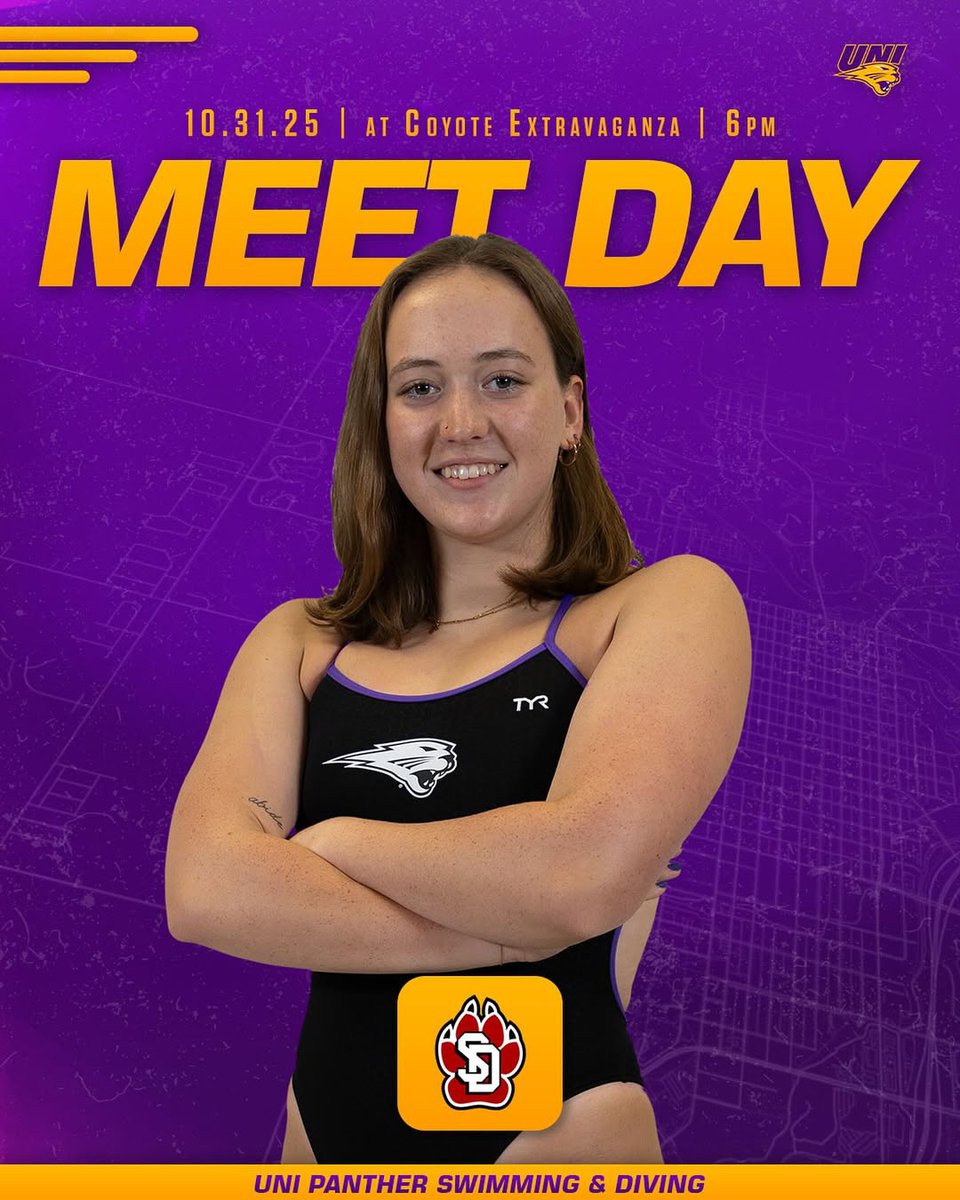 Ready for an EXTRAVAGANZA in the pool‼️ 

🌊: Coyote Extravaganza (Day One)
📍: Vermillion, S.D.
⏰: 6 p.m. CT
🏟️: USD Wellness Center
📺: bit.ly/3JFgBcj
📊 (S): bit.ly/3pT5xbs
📊 (D):  bit.ly/47q7rIA

#EverLoyal | #1UNI