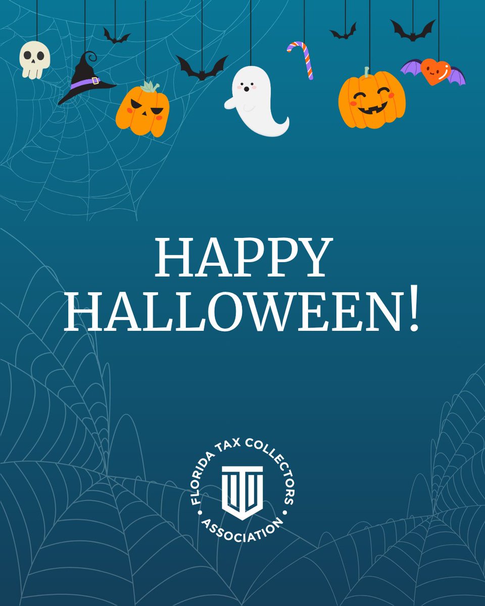 Happy Halloween! Our network of Florida Tax Collectors and staff are wishing you a safe (and spooky) weekend! 🎃🕸️🍭
