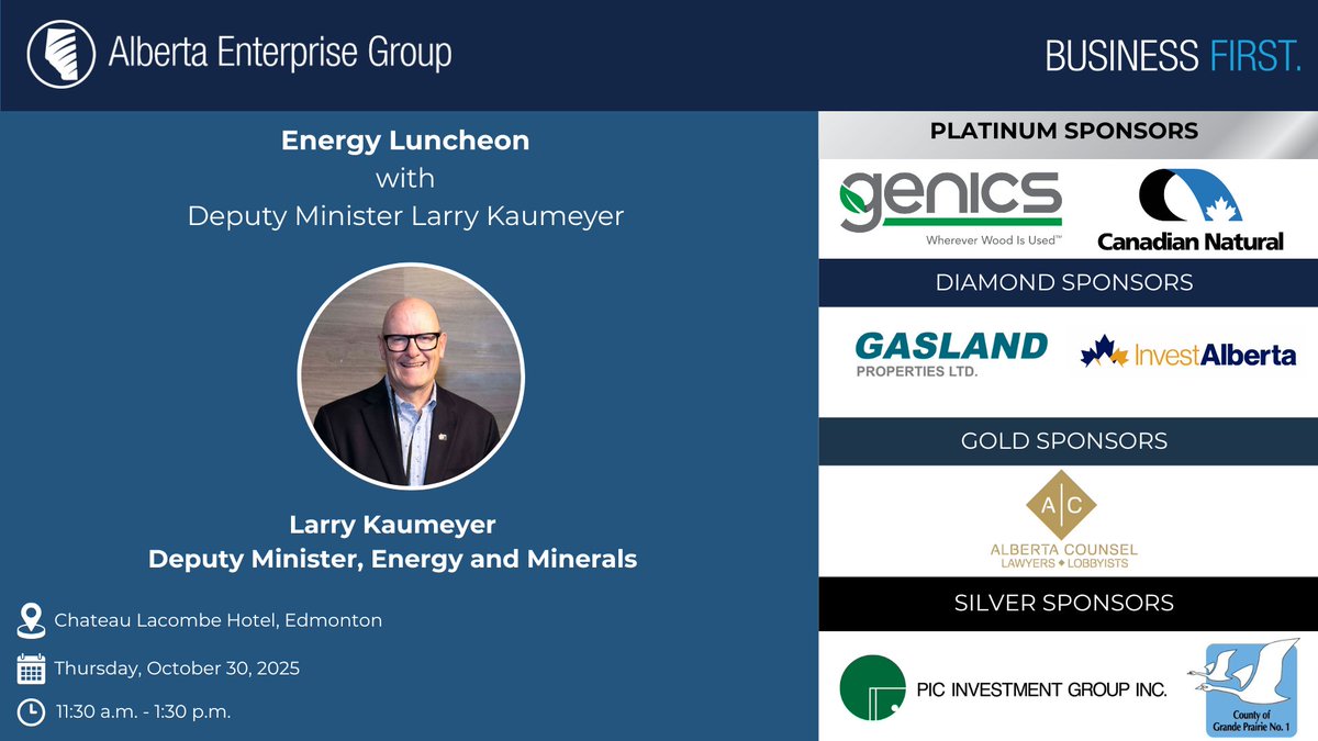 🎉 A huge THANK YOU to everyone who made AEG’s Energy Luncheon with DM Larry Kaumeyer on Oct 30 a smashing success! Our amazing sponsors &amp; every attendee brought energy, ideas, and community spirit that lit up the room 🌟 Here’s to more collaborations &amp; inspiration ahead!
