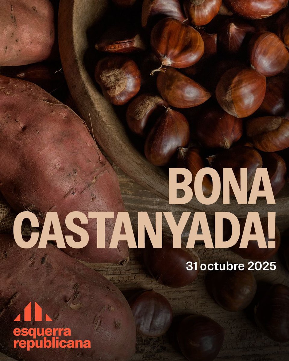 Us desitgem molt bona castanyada! 🌰

Esperem que gaudiu d’aquesta festa tan especial amb els qui més estimeu.
