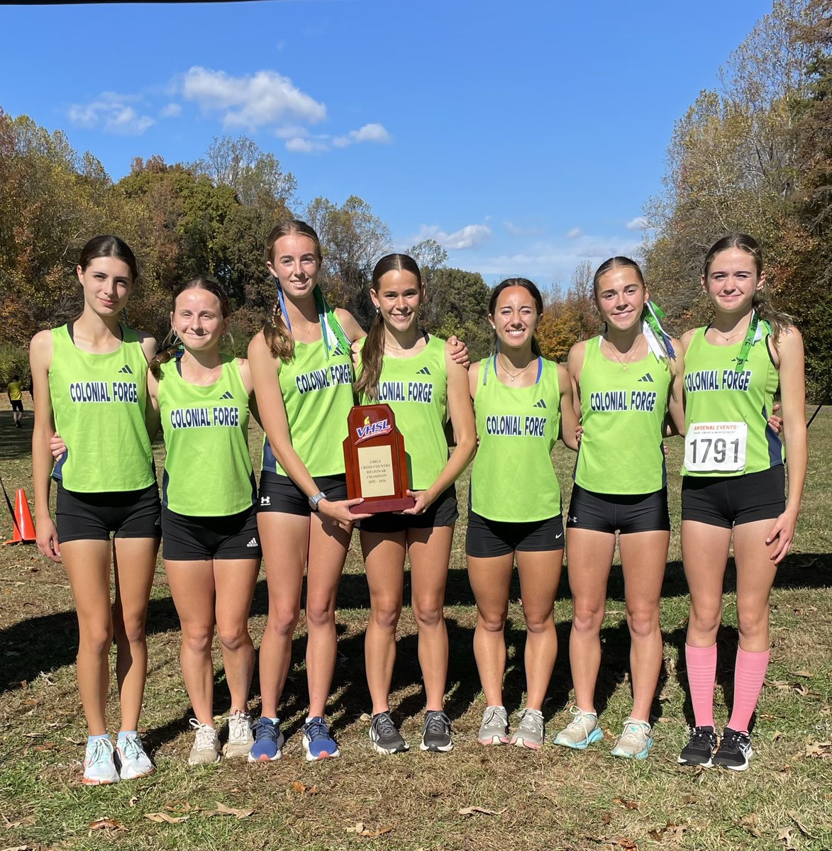 Region 6B Cross Country Championship

Colonial Forge Women 
Region 6B Champions
#championville