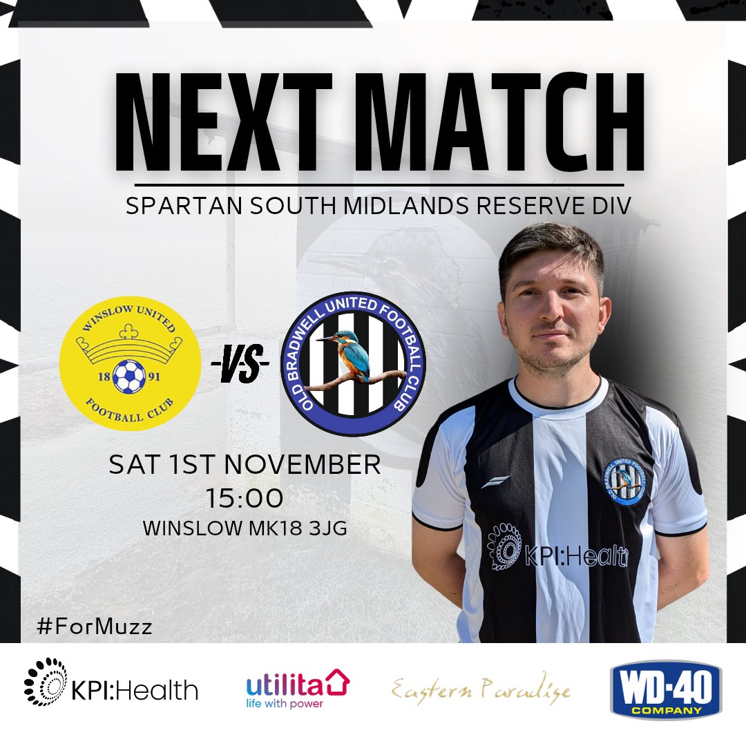 OBUFCDev's tweet image. It's @WinslowUtdFC Devs next, as we look to get back to winning ways tomorrow 

🕒 15:00 KO
🏟️ Winslow MK18 3JG
🏆 SSMFL Reserve Div