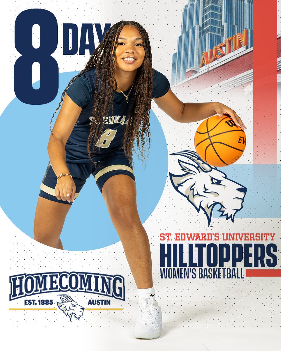 SEUAthletics's tweet image. 🏀💙 8 DAYS OUT 💛🎉

@SEUWBasketball Homecoming is almost here! Get ready to pack the gym, cheer loudly, and celebrate on the Hilltop!

#FearTheGoat #SEUHomecoming #GoToppers