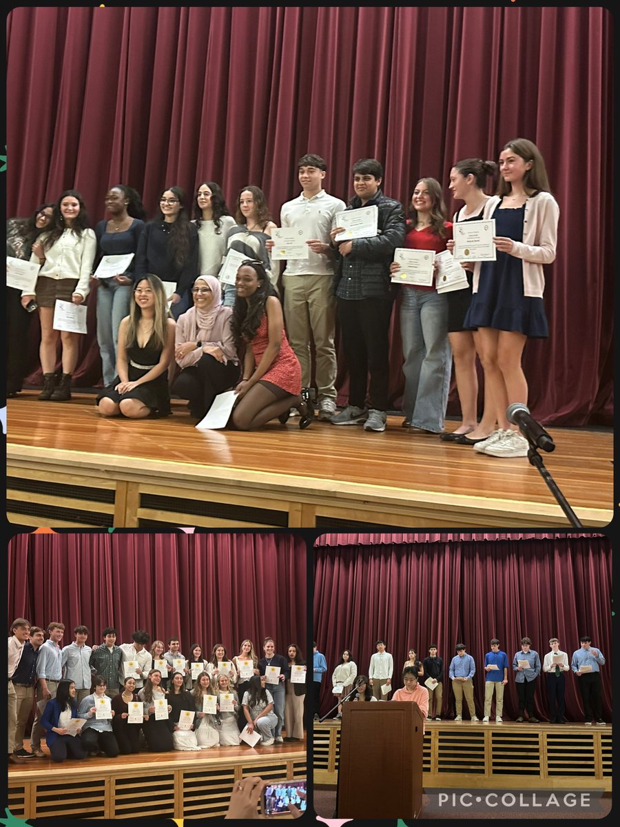 World Language - Honor Society Induction - French, Spanish and German
