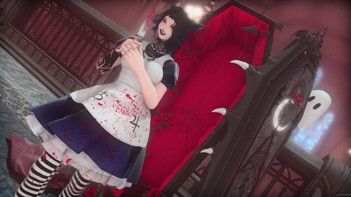 Its been a long while since ive done a pose eh? Well Happy Halloween to you goobers!

#ff14 #ff14Screenshot #Gpose #Gposers #ffxiv #Gshade