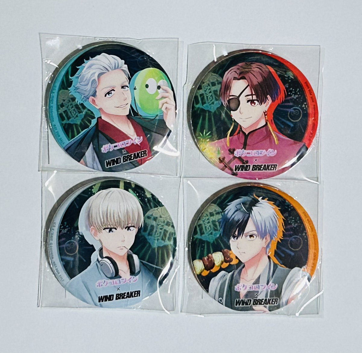 shiyu_0724's tweet image. 当選したポケコロツインとウィンブレコラボの缶バッジ届いてた！
こういうの初めてだったからめっちゃ嬉しい！

#WINDBREAKER
#ウィンブレ
#ポケコロツイン