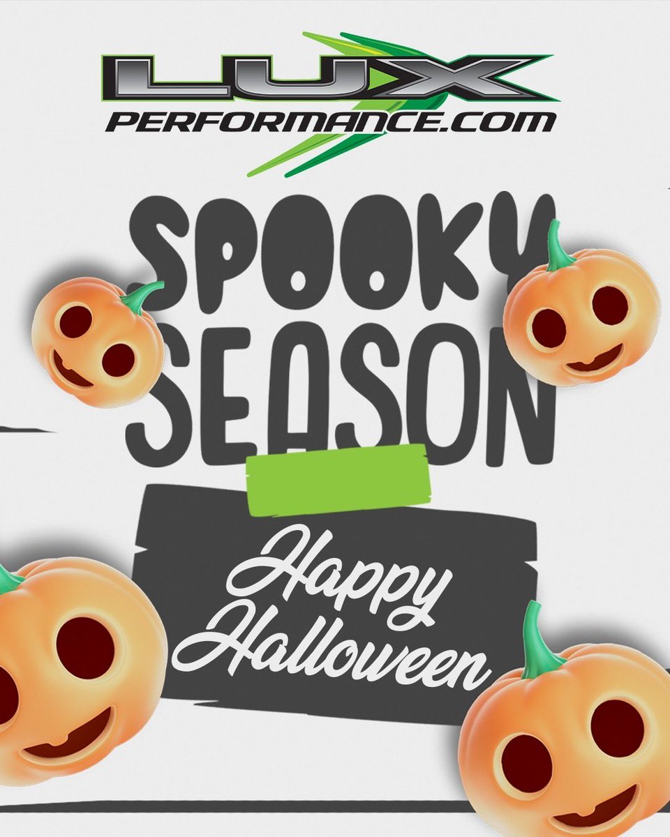 LuxPerformance's tweet image. Keep it spooky, everyone! 🎃