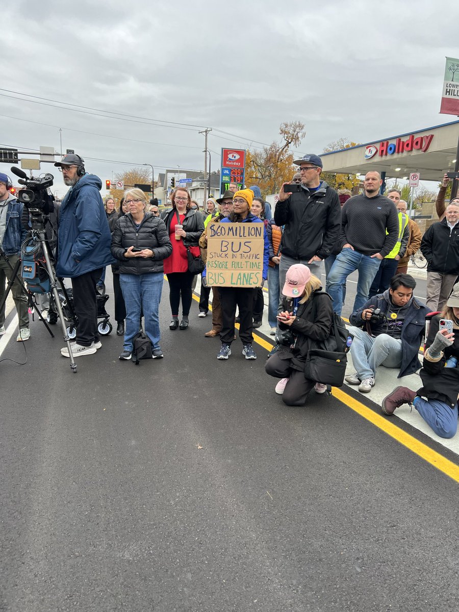 After two long years of construction, Hennepin Avenue is officially open! I’m so proud to have joined City leaders this morning to celebrate this incredible milestone for the Uptown community!! 🥳