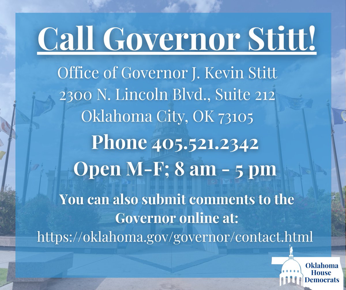 OklaHouseDems's tweet image. Friday, Oklahoma House Democrats and Oklahoma Senate Democrats held a press conference urging the Governor to declare a state of emergency and call a special session to help fund lapses in SNAP benefits due to the government shutdown.

Read more: okhouse.gov/posts/news-202…