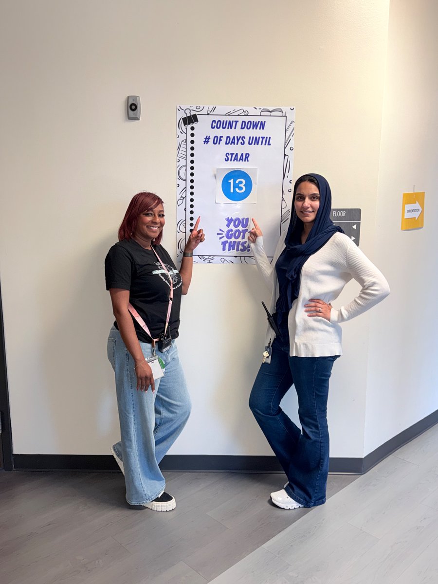 Momentum_HS's tweet image. Our students know the number — and so do we.
MHS counts down to EOC for initial testers &amp;amp; retesters.
Prep isn’t a moment, it’s the culture ✅🔥

@AyeshaAhmad30 @DrBeene_