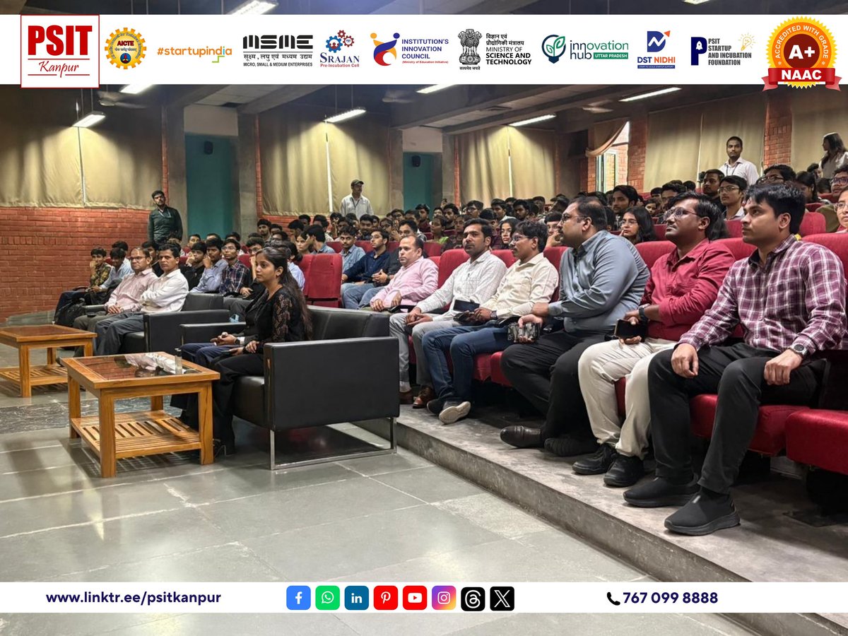 psitsif's tweet photo. Startup Charcha 5.0 finished with innovation &amp; inspiration! 💡
A huge thanks to Mohammed Saalim,Founder &amp; Dr. Ashkara Sami, Co-founder of Sense Original Technologies for sharing their incredible startup journey and insights! 🚀
#startupcharcha5 #psitsif #innovation #startupstory https://t.co/4wjA1x8rUq