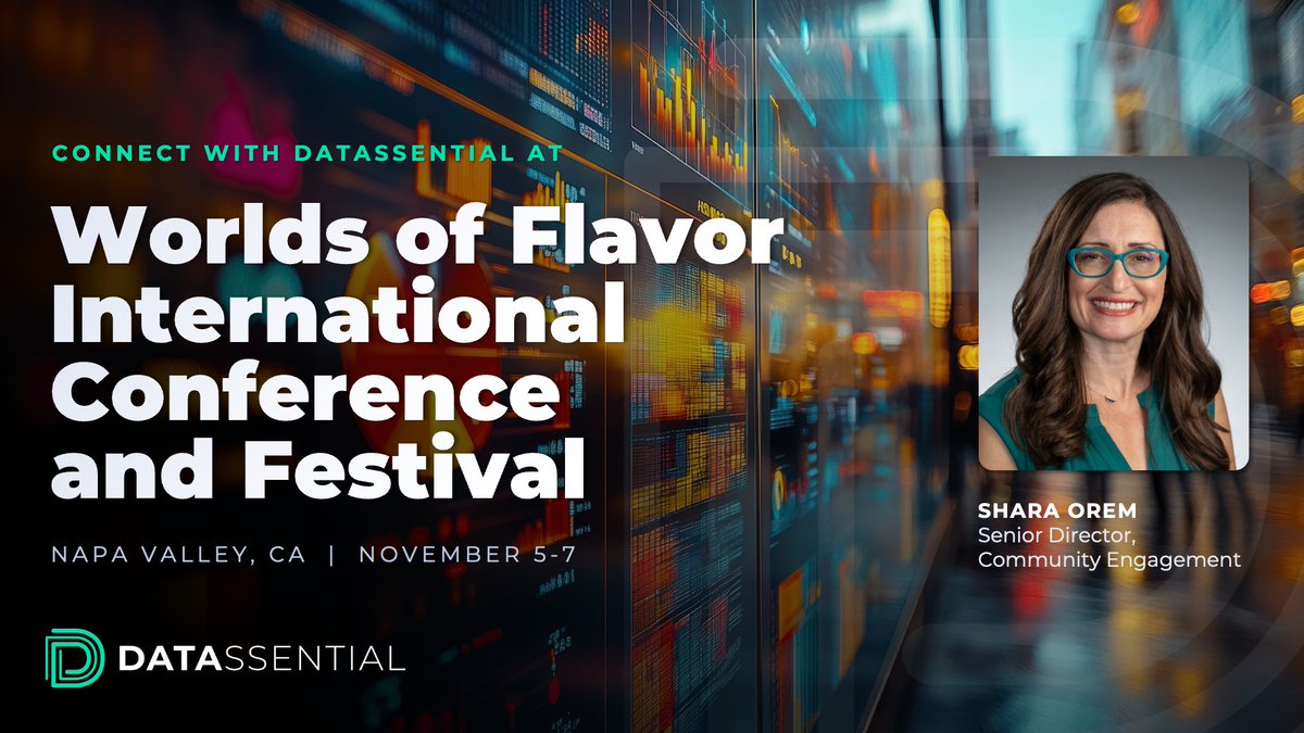 Datassential's tweet image. Heading to The #CulinaryInstitute of America&apos;s #WorldsofFlavor next week? If so, say hello to Datassential&apos;s Shara Orem and chat about all the latest #globalcuisine trends!

Learn more: hubs.ly/Q03R7Xm30

#Datassential #foodtrends #foodindustry #foodandbeverage