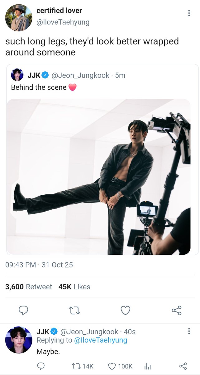 loveibunv's tweet photo. #taekookau where,

Model Taehyung comes across a newly viral model, Jeon Jungkook, who shook the internet with the new ck campaign.

To let his unhinged unpopular thoughts see light, he makes his own fan acc, but reality sets in soon when it gets too real. https://t.co/Q7GrccMvgv