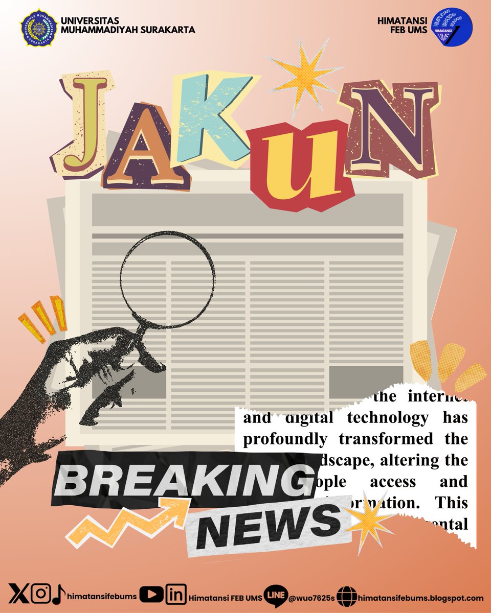 himatansiFEBUMS's tweet image. [𝐉𝐀𝐊𝐔𝐍]

Jelajah Akuntansi #chapter45

Halo Rekan, HIMATANSI FEB UMS!

Pernah dengar tentang 𝘈𝘤𝘵𝘪𝘷𝘪𝘵𝘺-𝘉𝘢𝘴𝘦𝘥 𝘊𝘰𝘴𝘵𝘪𝘯𝘨?

Metode 𝘈𝘤𝘵𝘪𝘷𝘪𝘵𝘺-𝘉𝘢𝘴𝘦𝘥 𝘊𝘰𝘴𝘵𝘪𝘯𝘨 (ABC) merupakan pendekatan dalam akuntansi biaya yang digunakan untuk