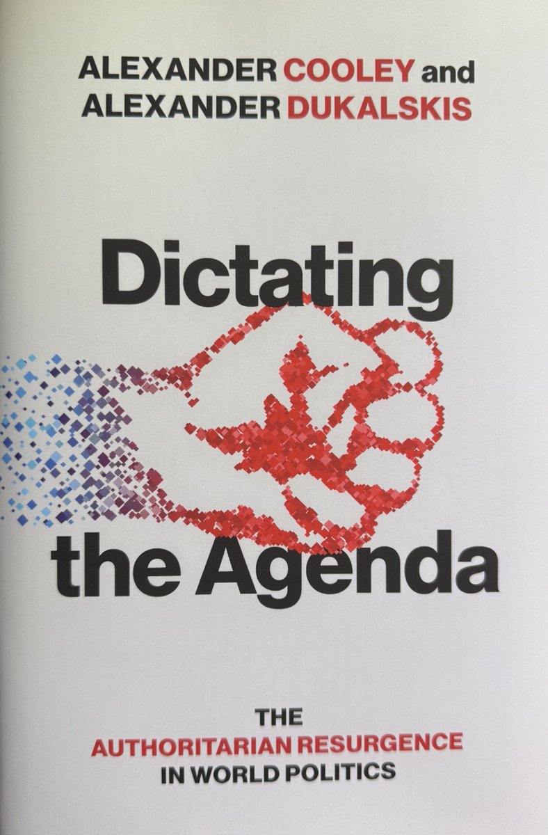 Well researched book on how authoritarian regimes (China, Russia, KSA, et al) are making inroads dictating an anti-liberal agenda by influencing media, academia, and sports.