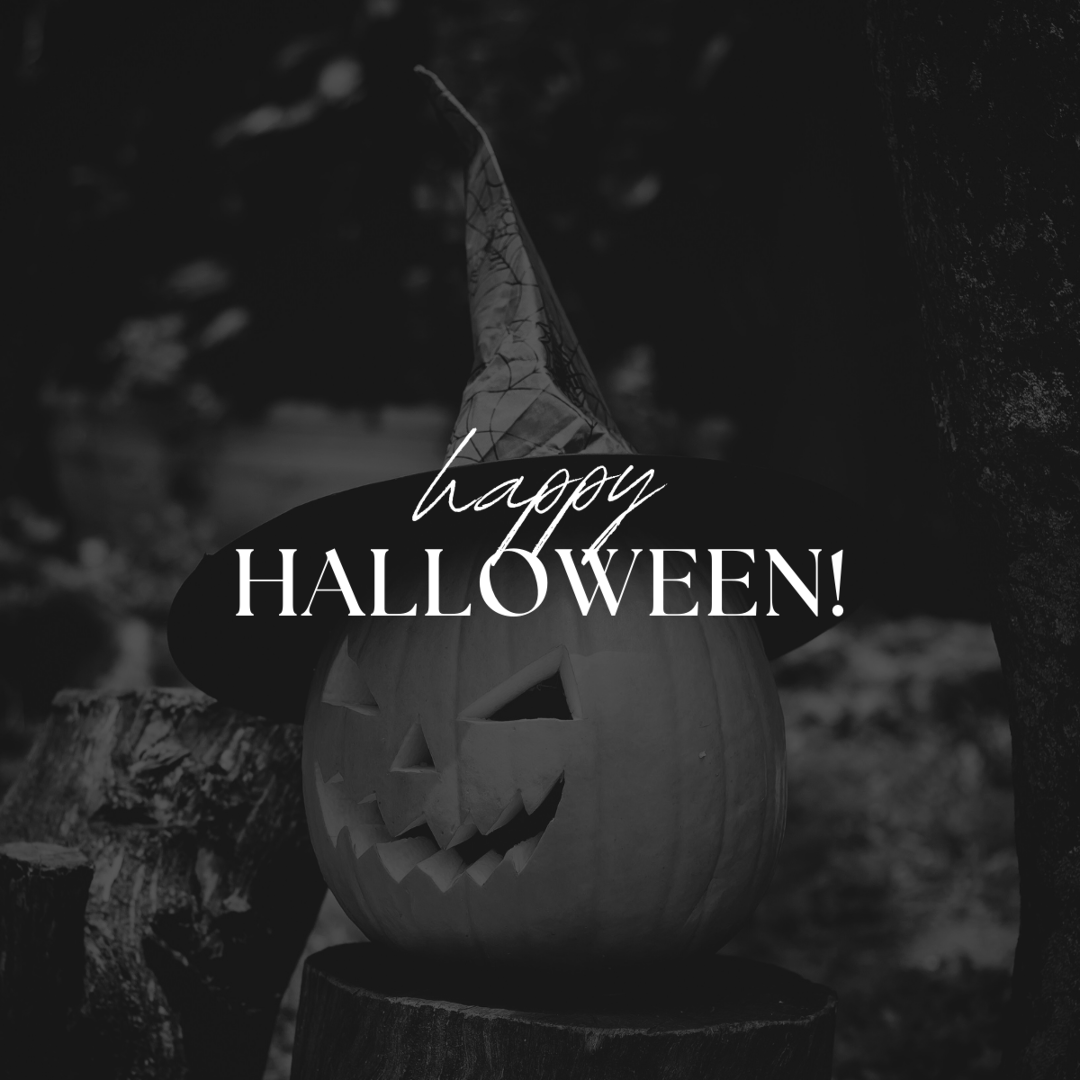 🎃 Happy Halloween! 🏡
Wishing you a day full of sweet treats, comfy nights, and just the right amount of spooky.

Whether you’re handing out candy or house hunting in costume (no judgment), may your Halloween be boo-tifully fun!

👻 Stay safe, stay spooky!
