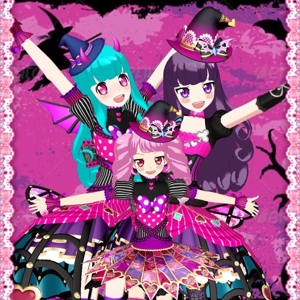 ピンク魔女っ子達🧙‍♀️🩷
デーモンデーモンՇ"ʓՇ"ʓビー！！！

<a href="/gororo_pri/">さっさごろう</a> × <a href="/Natyudon2/">なちゅどん</a>