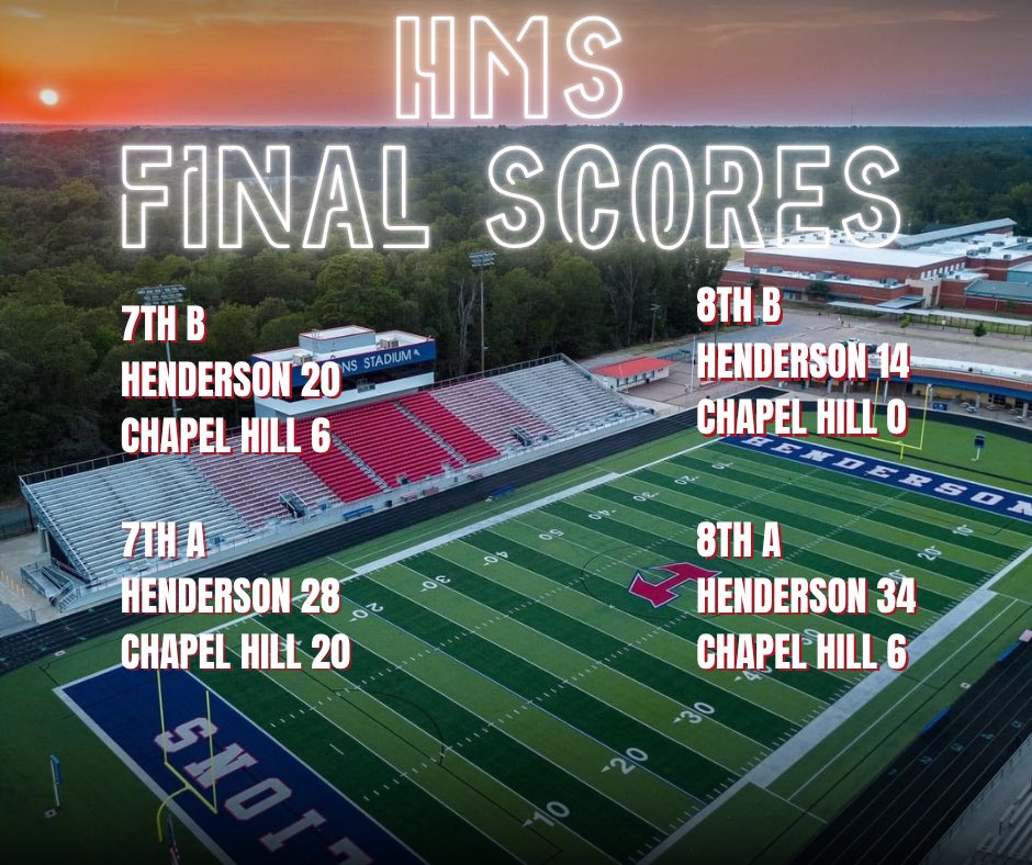 Clean Sweep from HMS football last night!