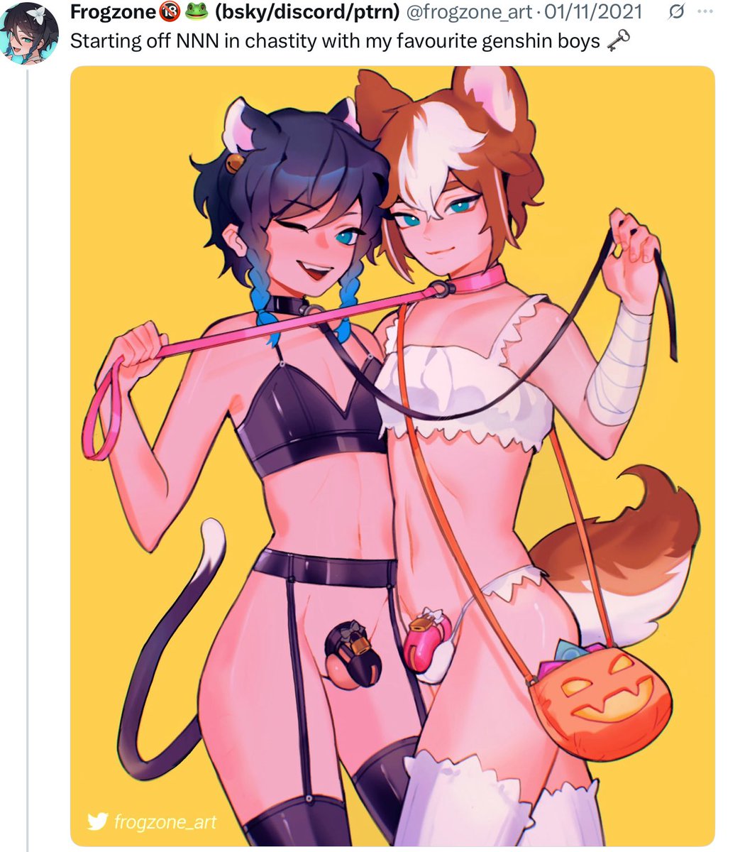 frogzone_art's tweet photo. 2025 vs 2021
4 years of drawing femboys 🥹🩷 https://t.co/3FsU9GEruO