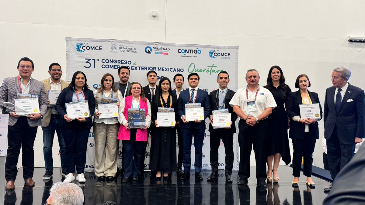 Estuvimos en el 31º Congreso del COMCE en Querétaro, reforzando nuestro compromiso con el comercio exterior y las alianzas que impulsan a la industria 🚢✈️📦