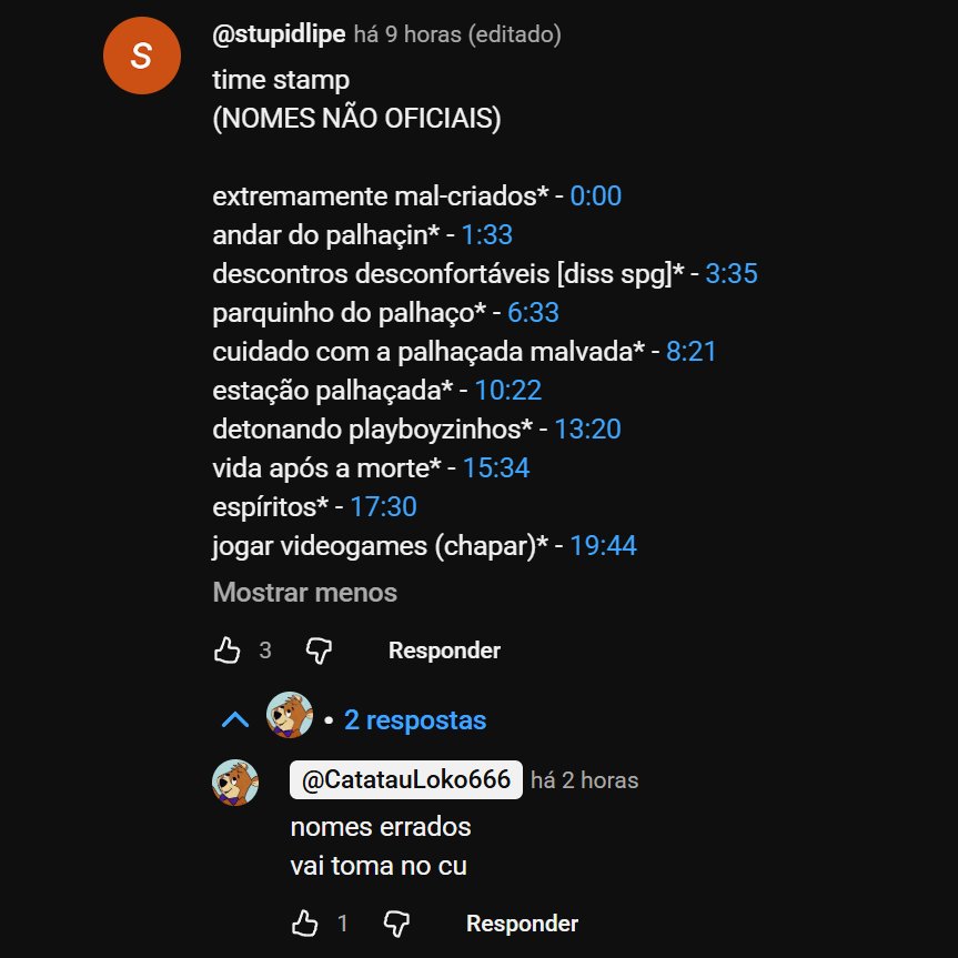taigatamiau's tweet photo. nomes errados
vai toma no cu https://t.co/XxrYOalT8N