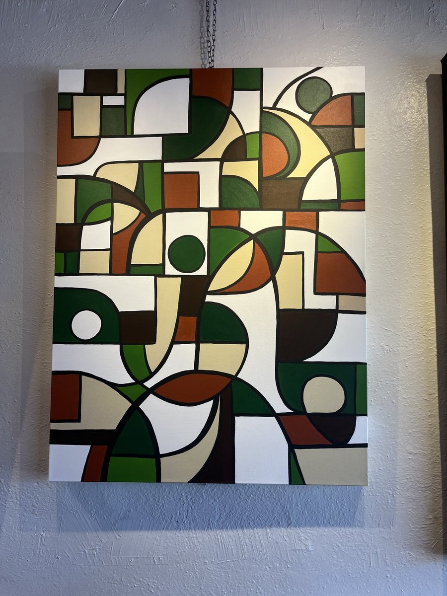 My newest creation. #artist #painting #abstractart #geometricart