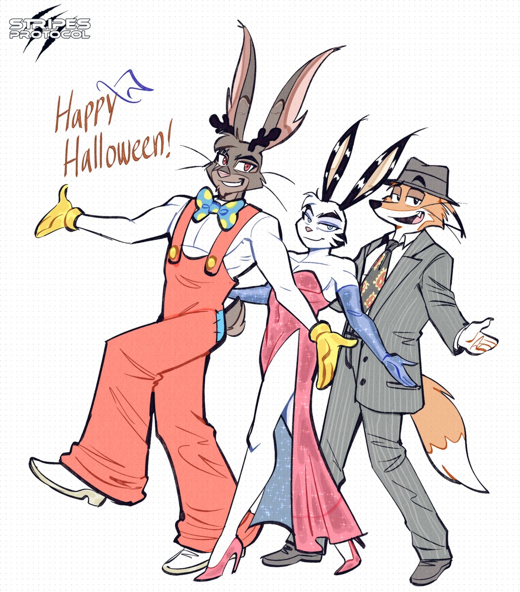 [ocs] HAPPY HALLOWEEN!!! 
Who framed Sebastian Grey? 🕵️
I finally finished this after working a couple days on it PHEW... 
-
sebastian belongs to my wife
<a href="/athenaa95/">athena ❤️‍🔥</a>