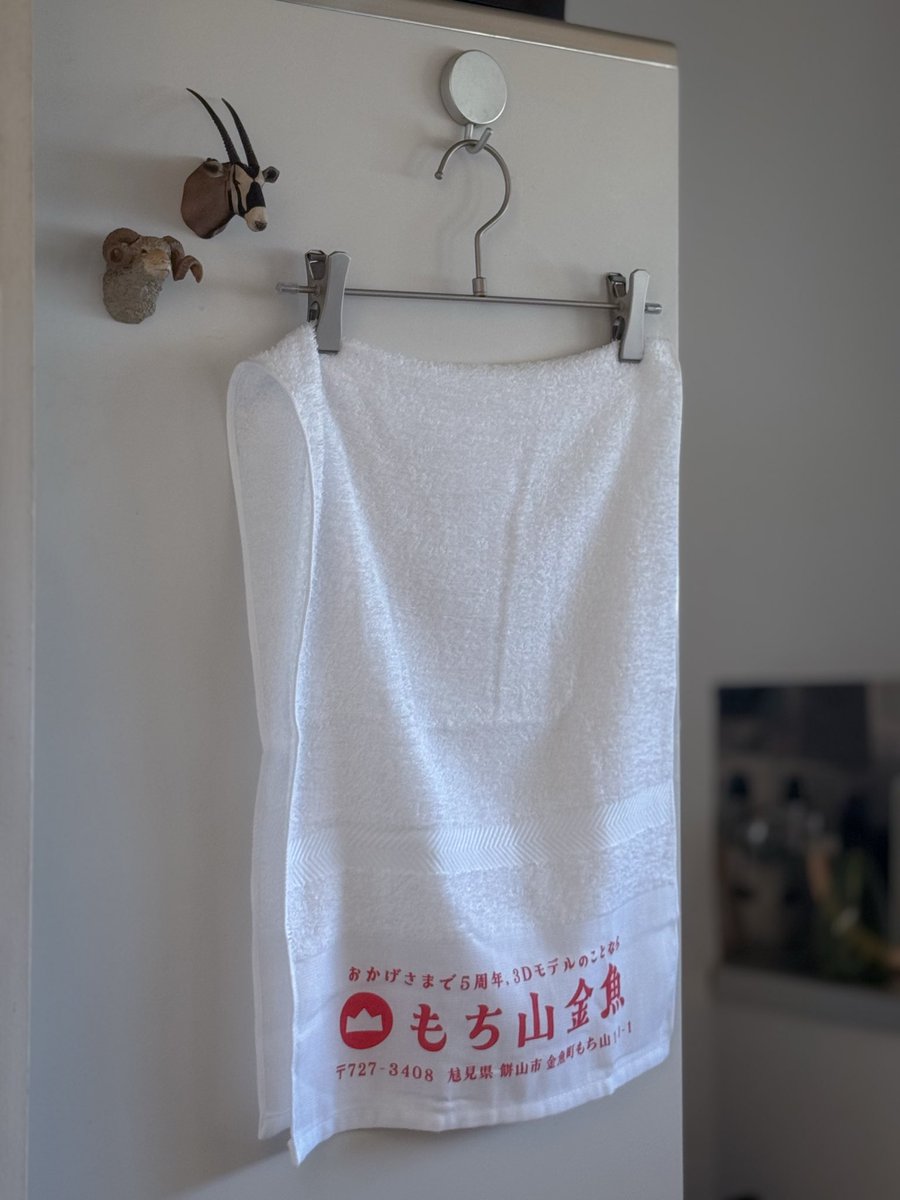 もち山金魚タオルのある暮らし
