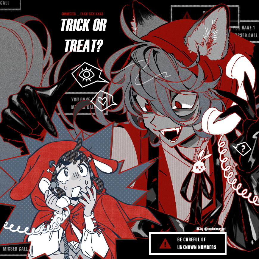 [oc] happy halloween! ☎️ be careful of any unknown callers today...