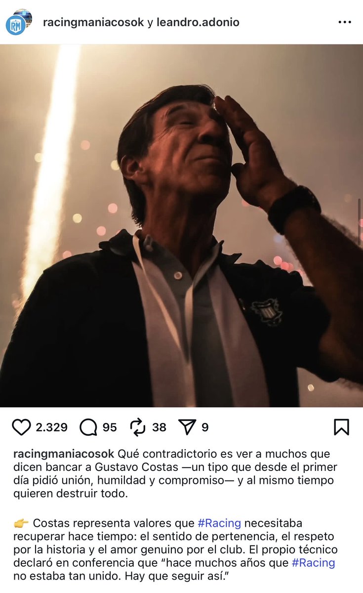 FactosRC's tweet image. Vergonzoso posteo del medio ultraoficialista racingmaniacos queriendo silenciar las criticas porque aseguran que criticar para mejorar ahora es querer romper todo
