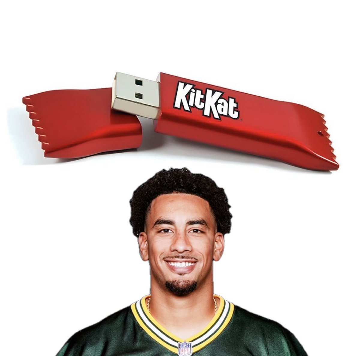 usufilm's tweet image. These kids think they’re getting candy tonight when really I’m handing out 1 TB of Jordan Love highlights