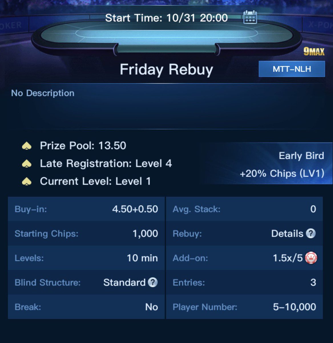 shortstackPC's tweet image. Friday rebuy starts at 8pm central. Good luck everyone!