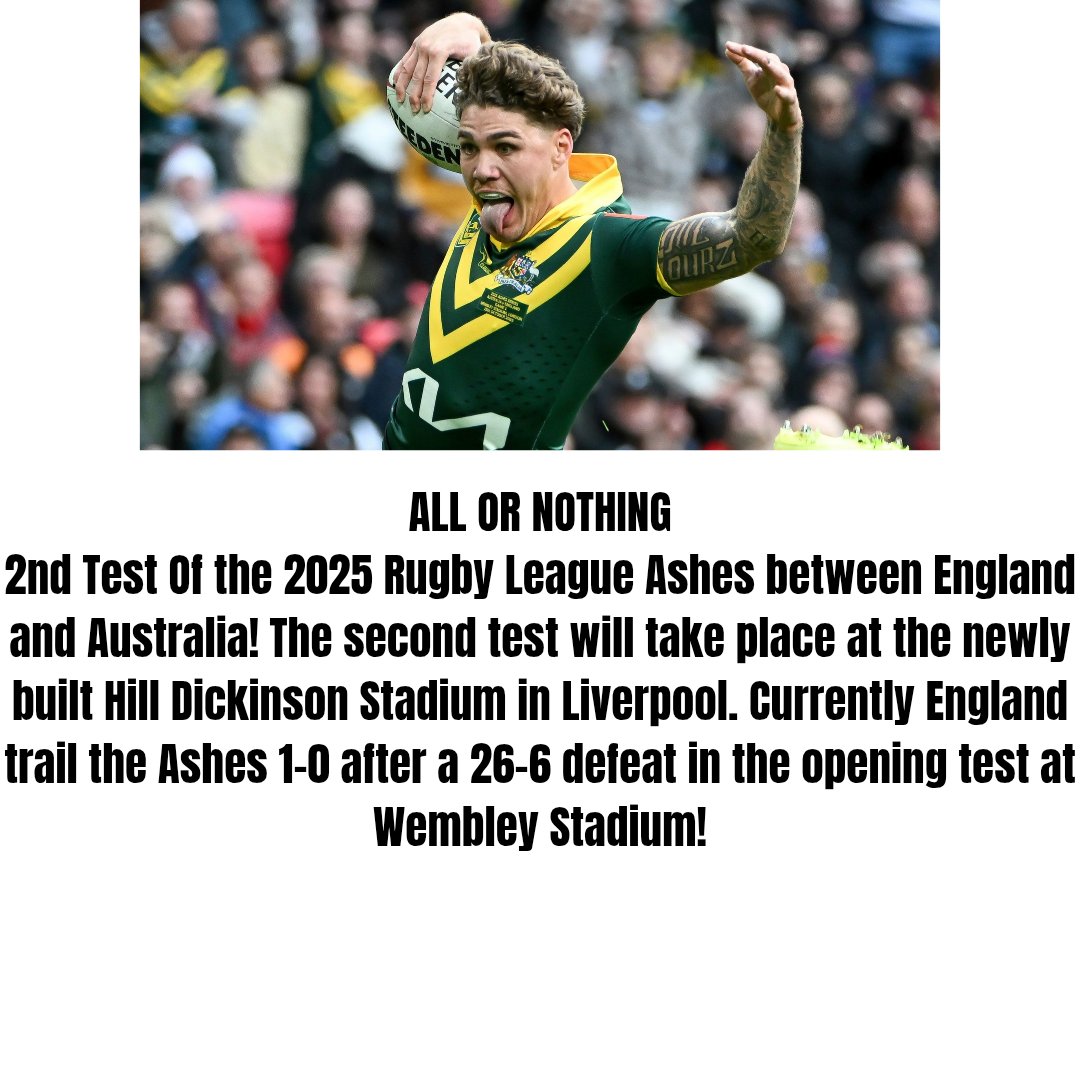 FootyUpdates71's tweet image. PART 1
Part 1 of my Analysis going into the 2nd Ashes Test and how it is Make or Break/ All or Nothing for England!