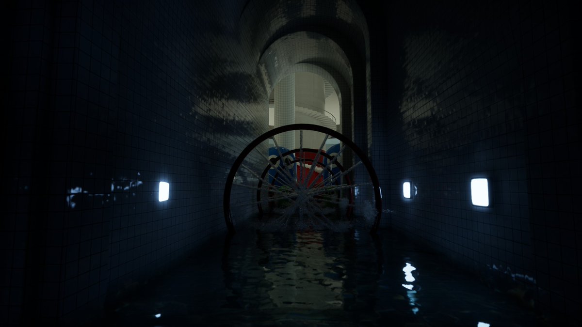 ErikaTheCat1's tweet image. #liminalspace #LiminalCore end of chapter 2 of pool rooms