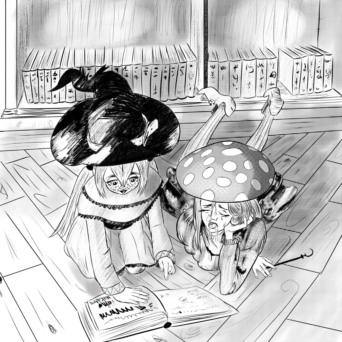 MidKidArts's tweet image. #inktober2025 29: Lesson