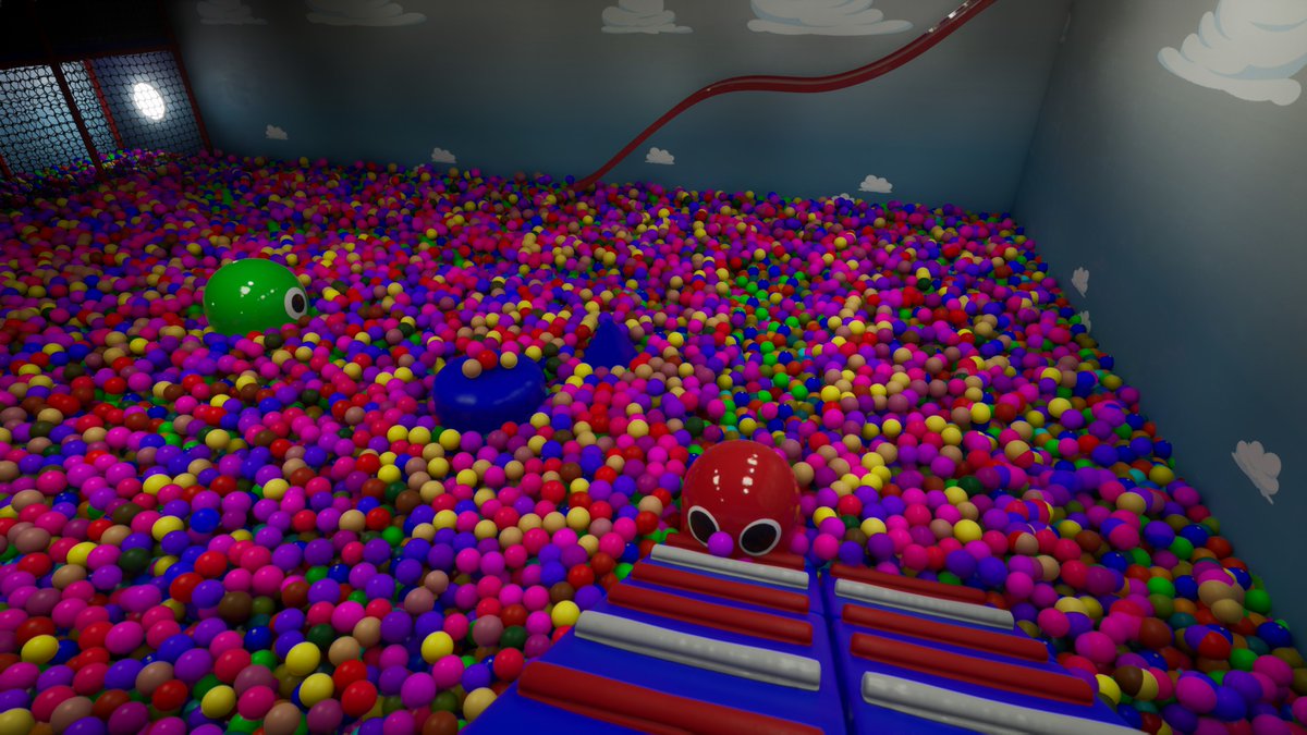 ErikaTheCat1's tweet image. #liminalspace #LiminalCore chapter 3. the ballpit rooms??