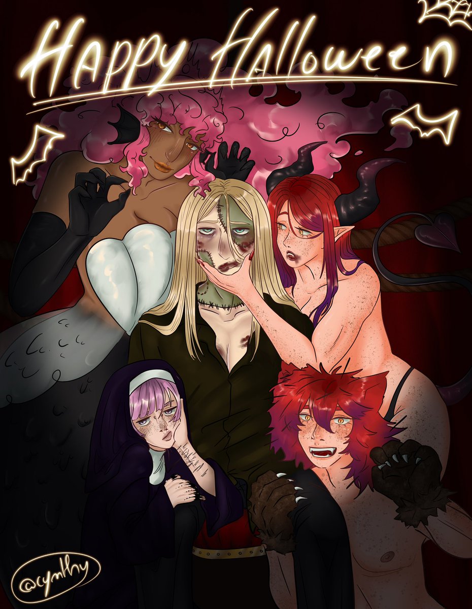 The gang is ready to partyyy~ !