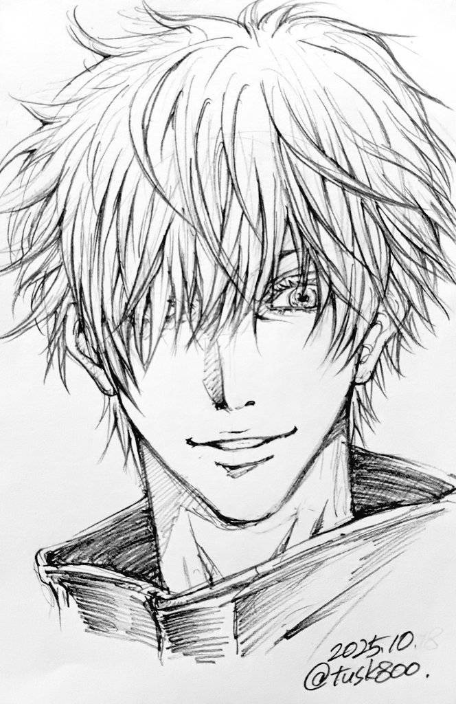 #今月描いた絵を晒そう
１０月はこちら😃🙌
五条先生は途中です✨
天元さん間に合ってよかった💪
遅筆ですが
11月もよろしくお願いします✨