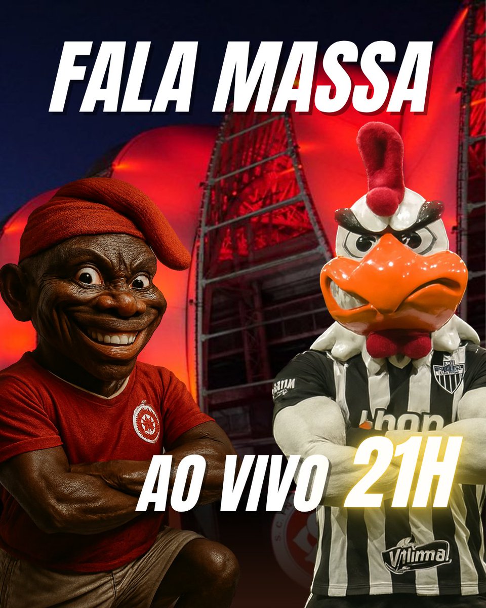 ArqdoGalo's tweet photo. AO VIVO! 🚨
#PreJogo do #Galo contra o Inter em #POA!
Quem você acha que o Sampaoli vai escalar o time titular?
Participe do #FalaMassa e monte o time com o @JuliaodaMassa
🕘21h
💻 https://t.co/musV2jH2Cq
#Galo #Escalacao #PreJogo #FalaMassa https://t.co/yIUGgy2dBN