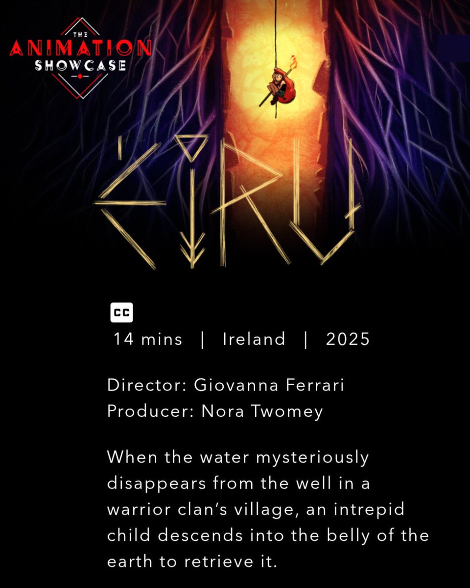 Éiru is now on <a href="/AnimShowcase/">The Animation Showcase</a> for members of the animation and motion picture industries, now including students until Dec 16th!

Éiru is part of their 2025 Best Animated Short Film Collection celebrating festival favorites &amp; awards season contenders.
watch.animationshowcase.com/view/68a34a386…