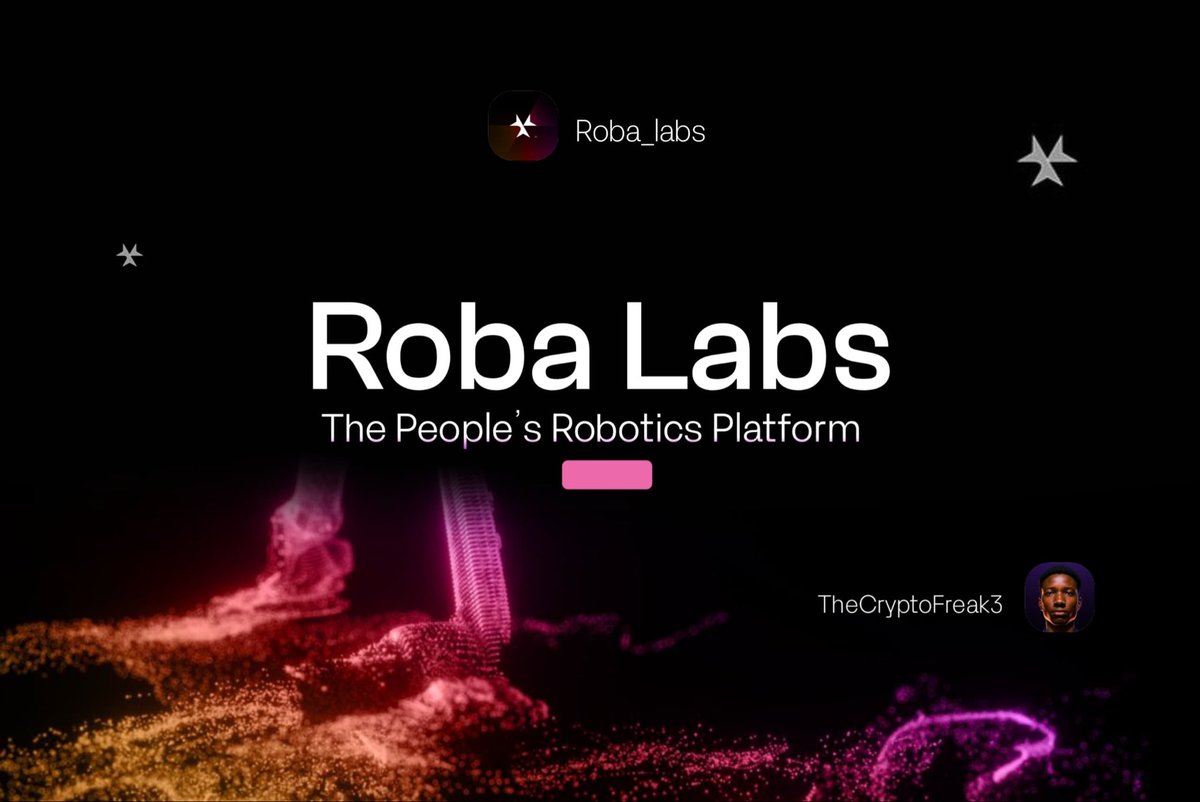 The robotics industry is set to hit $218B by 2030.

Yet, it remains fragmented, closed, and unrewarding to creators.

<a href="/Roba_Labs/">Roba Labs</a> is changing the narrative with the ROBA Creator Hub.

Here’s all you need to know 🧵🔻