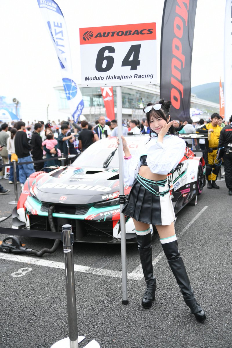negishio_lv's tweet image. おはしお🧂

本日から #スーパーGT もてぎ最終戦❤️‍🔥
そして、伊沢選手のGT500クラス&amp;amp; CIVIC TYPE R-GT のラストレースです！！

最後のレースみんなで盛り上げて楽しもうね☺️💭
64号車への応援をよろしくお願いします!!
 #Modulo64