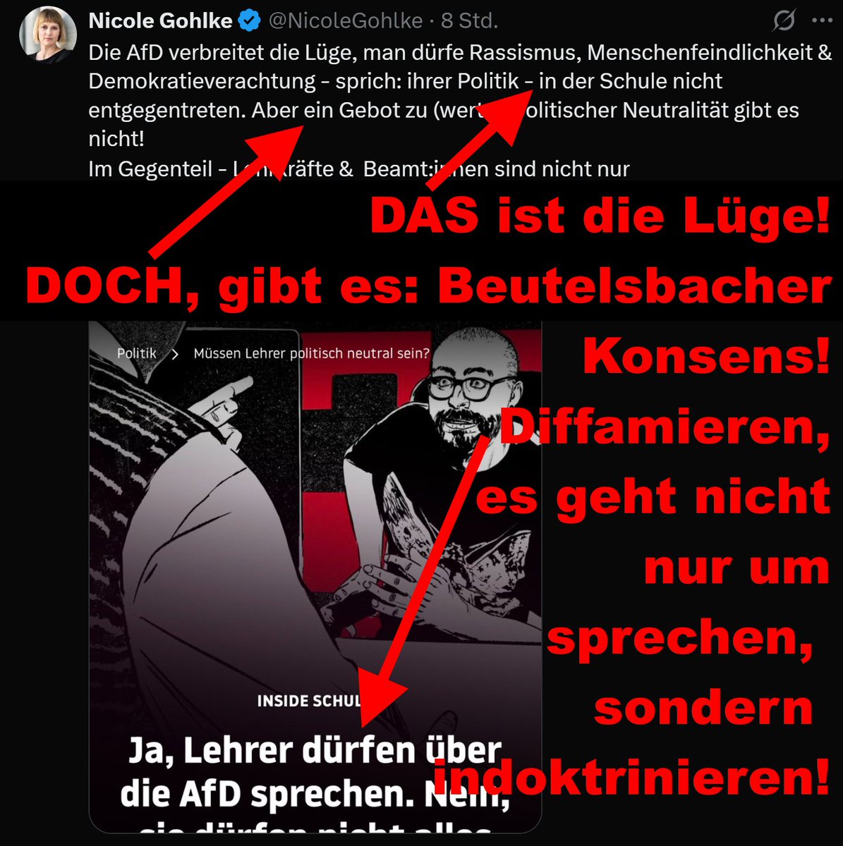 <a href="/NicoleGohlke/">Nicole Gohlke</a> Frau Gohlke, an Ihrem B ULLSHIT-Erguss ist ALLES FALSCH! 
<a href="/miiniiiie/">💙꧁ ₘ ᵢ ₙ ᵢ ꧂💙</a>
<a href="/SOLUTIONSMG/">SOLUTIONS - Marcel Ganze💯</a>
<a href="/tinschu06/">tinschu06 🇩🇪💙</a>
<a href="/KimMlle59517079/">Katja 💙🇩🇪</a>
<a href="/badmotherfxxxx/">badmothafxxxxx</a>
🐾🐾🐾🐾🐾🐾🐾🐾
<a href="/4711patriot/">0815selbstdenker</a>
<a href="/ringostar_181/">Ringostar181</a>
<a href="/HeikeBoudica/">Heike, Lumpenpazifistin 🇩🇪🕊️</a>
<a href="/die_Woelfin_1/">die Wölfin</a>
<a href="/HorstHoomer22/">Horst Hoomer</a>
🐾🐾🐾🐾🐾🐾🐾🐾
<a href="/SNOWBMW1976/">André 🇨🇭🇳🇴🇮🇸🇩🇰</a>
<a href="/SylviaEnix/">Sylvia</a>
<a href="/TeamAliceWeidel/">X-Men</a>