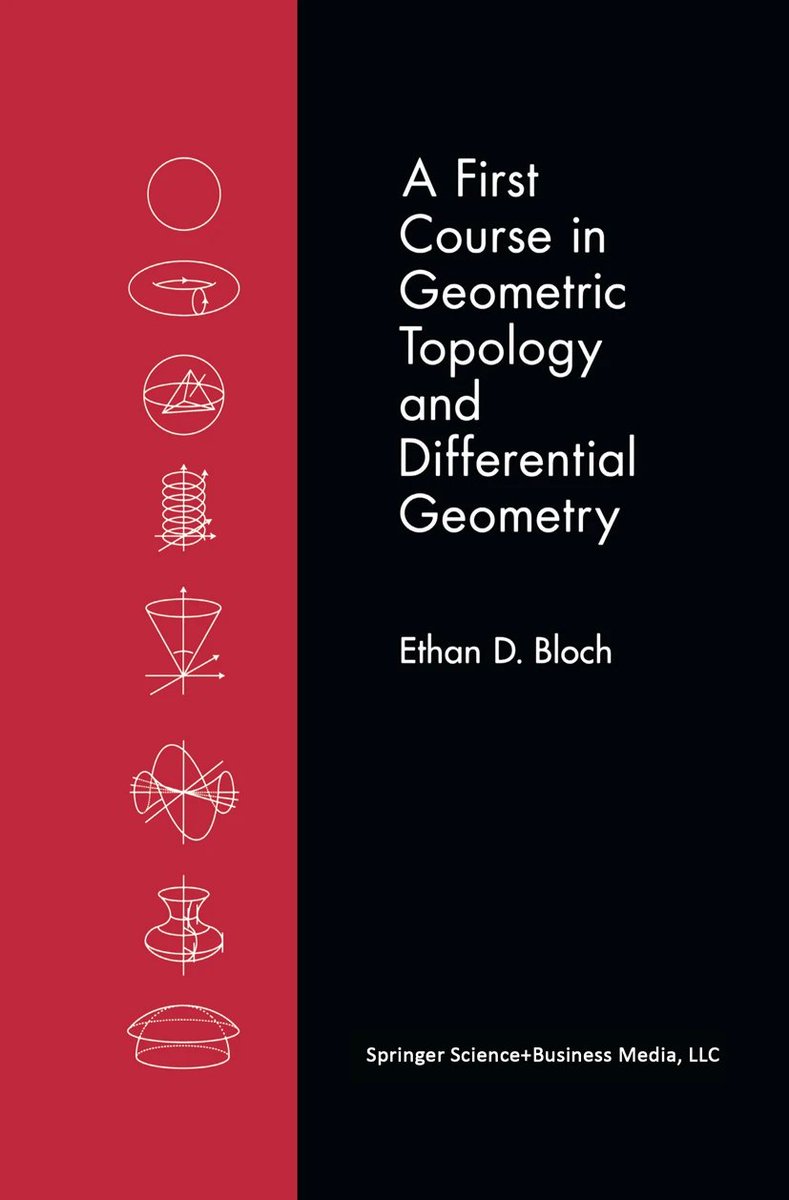 FrnkNlsn's tweet image. "A First Course in Geometric Topology and Differential Geometry"